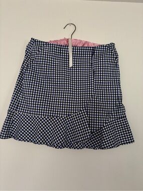 Navy Polo Tennis Gingham skirt
